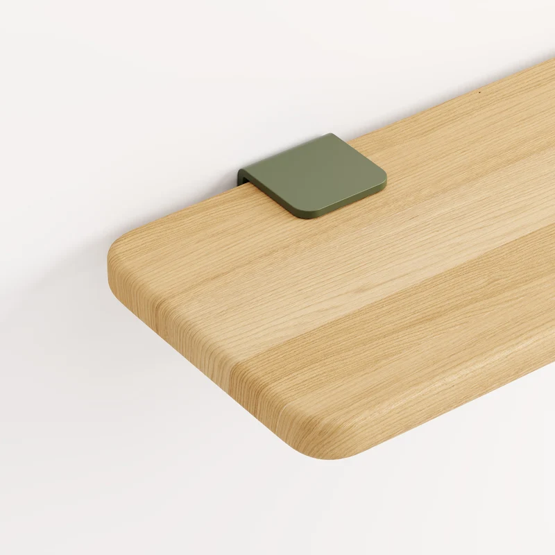 Etagère murale BRACKET - chêne massif - 60 à 150cm