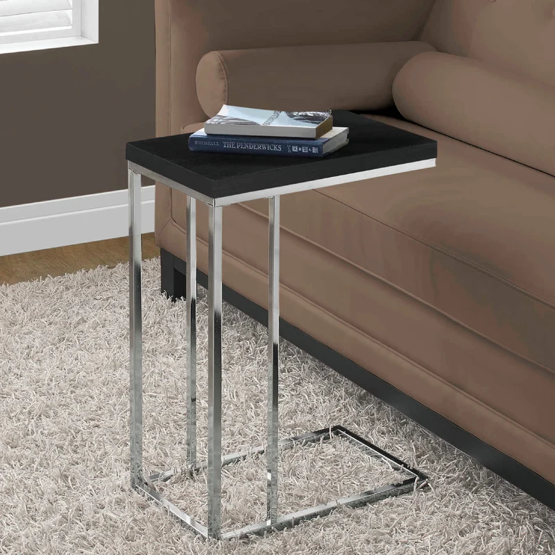 Table d'appoint en MDF/stratifié en métal chromé - I 3007-3008-3088-3228-3253-3372