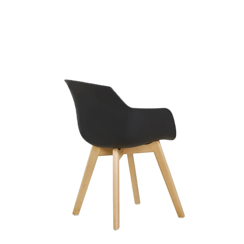 Chaises Scandinaves de Salle à Manger en Bein Hêtre avec Lot de 2/4 - Noir/Blanc/Gris-CLOVER