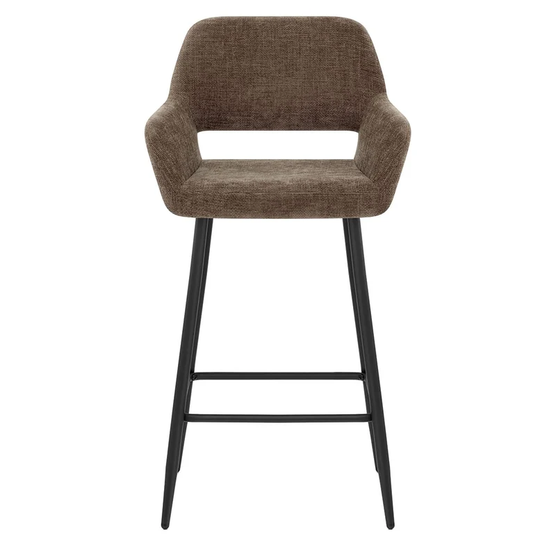 Tabouret Tissu - Raven Marron