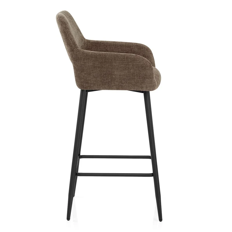Tabouret Tissu - Raven Marron