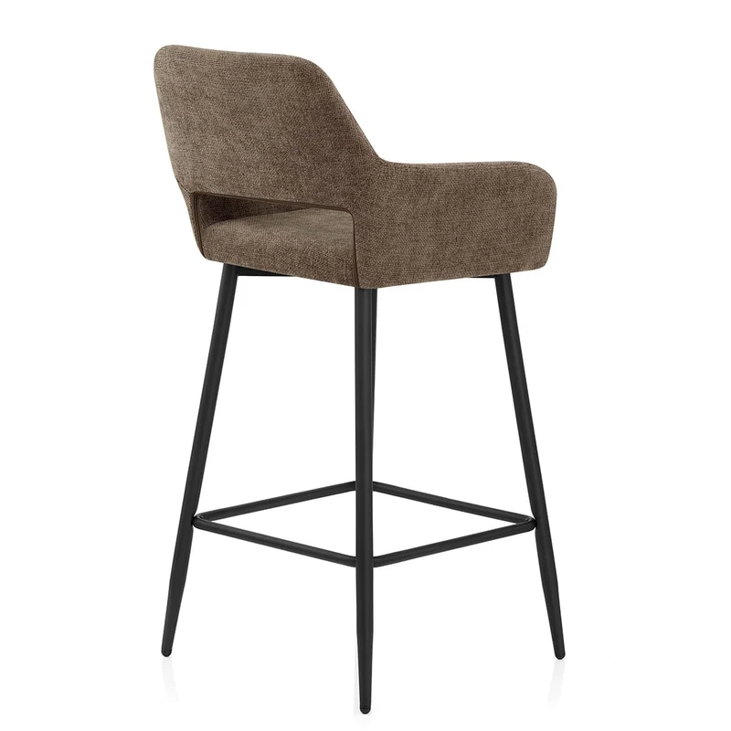 Tabouret Tissu - Raven Marron