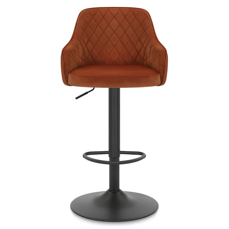 Tabouret Velours - Perth Marron