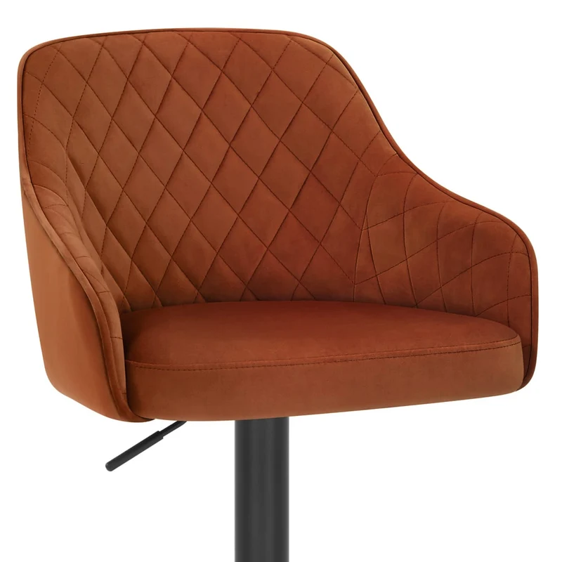 Tabouret Velours - Perth Marron