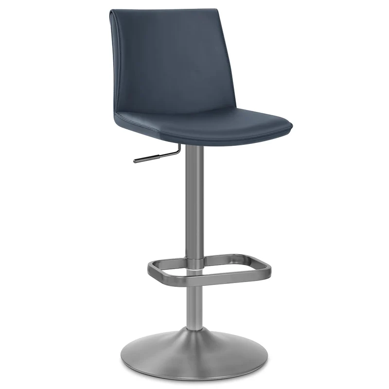 Tabouret de Bar Faux Cuir - Alto Bleu