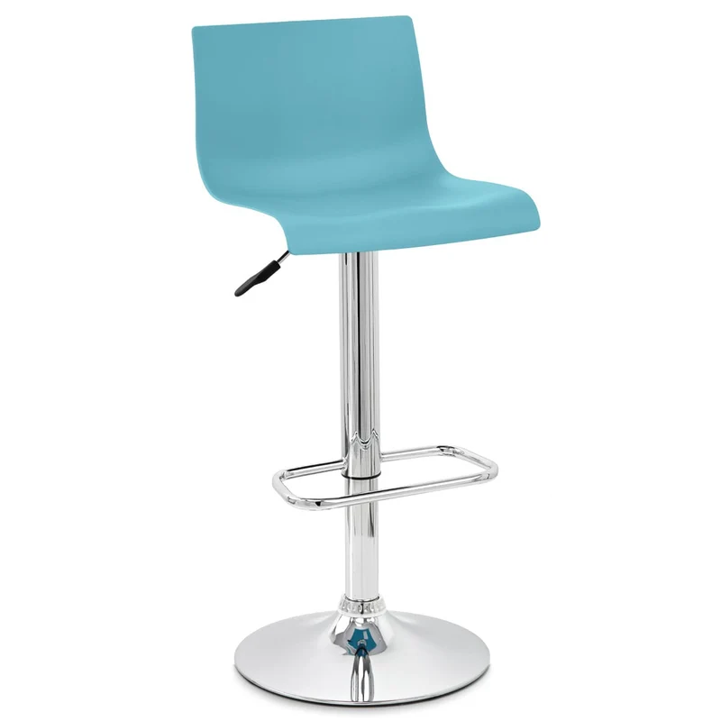 Chaise de Bar ABS Chrome - Serena Bleu