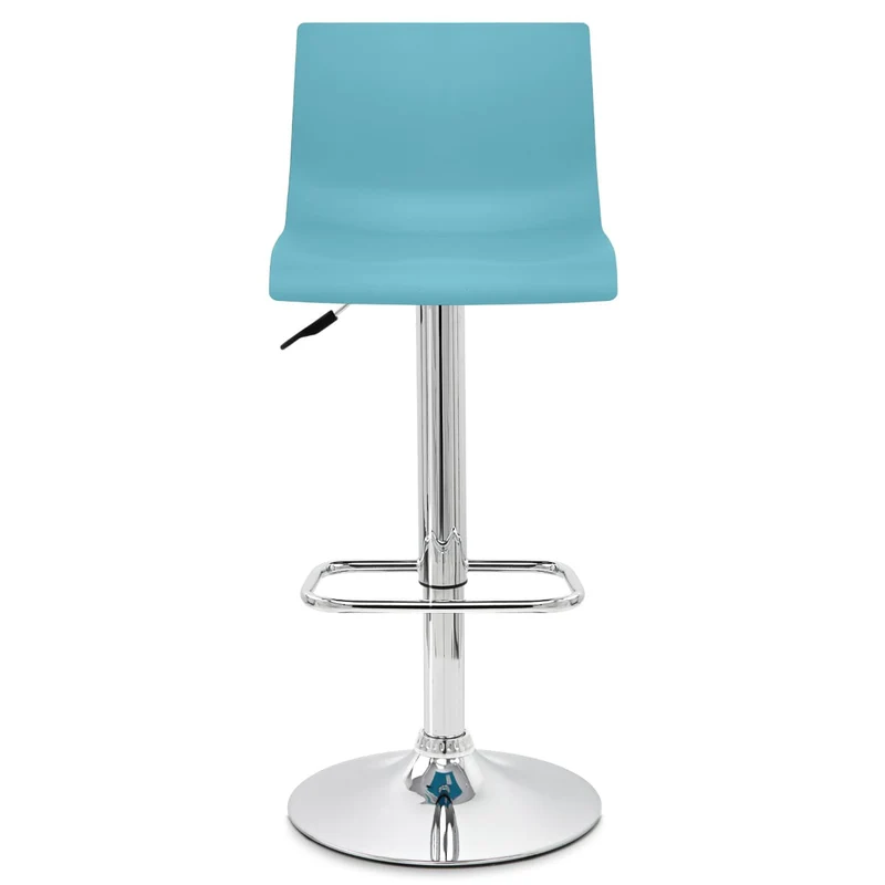 Chaise de Bar ABS Chrome - Serena Bleu