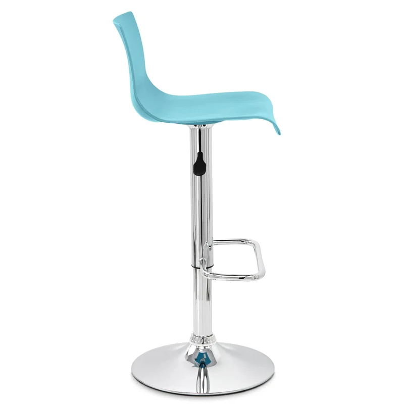 Chaise de Bar ABS Chrome - Serena Bleu