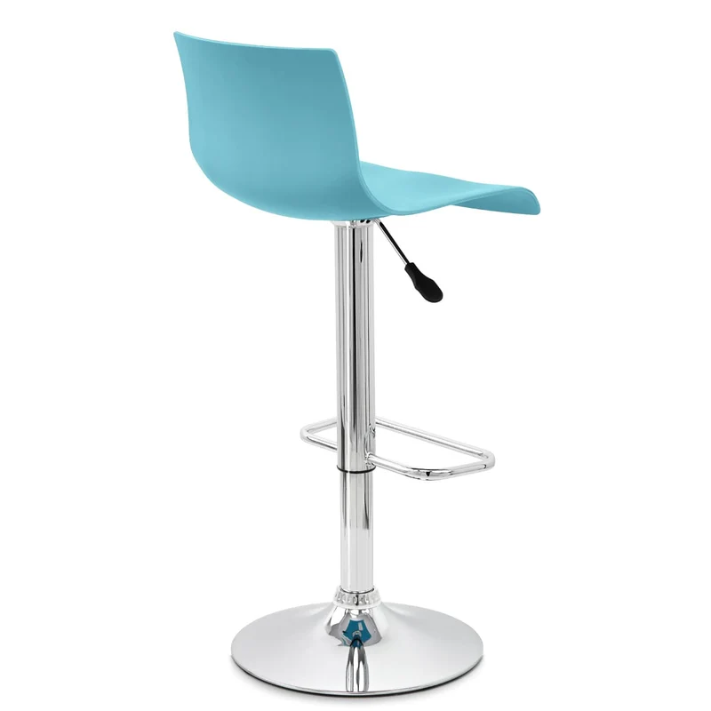 Chaise de Bar ABS Chrome - Serena Bleu