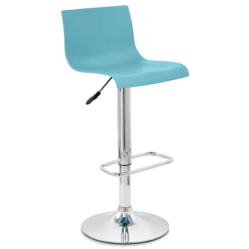 Chaise de Bar ABS Chrome - Serena Bleu