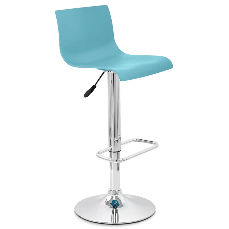 Chaise de Bar ABS Chrome - Serena Bleu