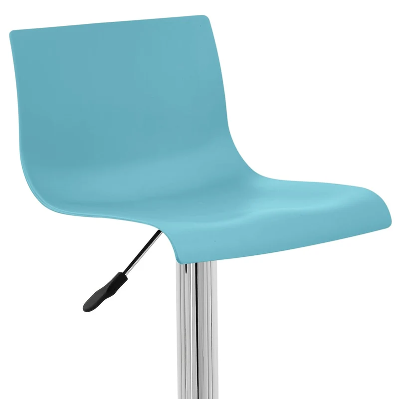 Chaise de Bar ABS Chrome - Serena Bleu