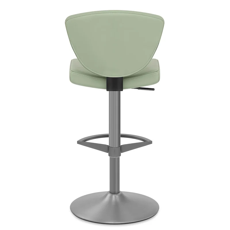 Tabouret de Bar Cuir Véritable - Pearl Vert