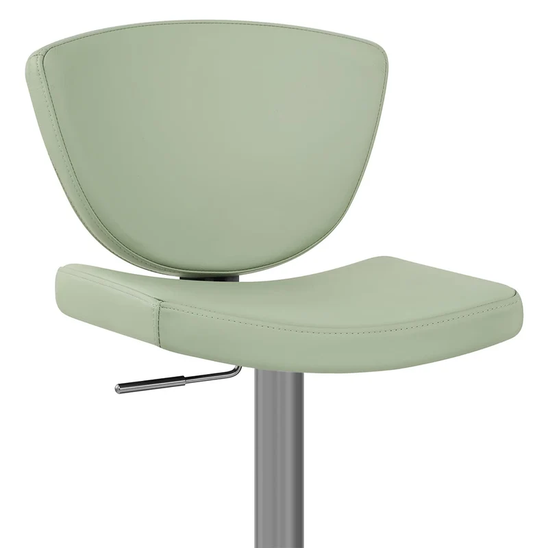 Tabouret de Bar Cuir Véritable - Pearl Vert
