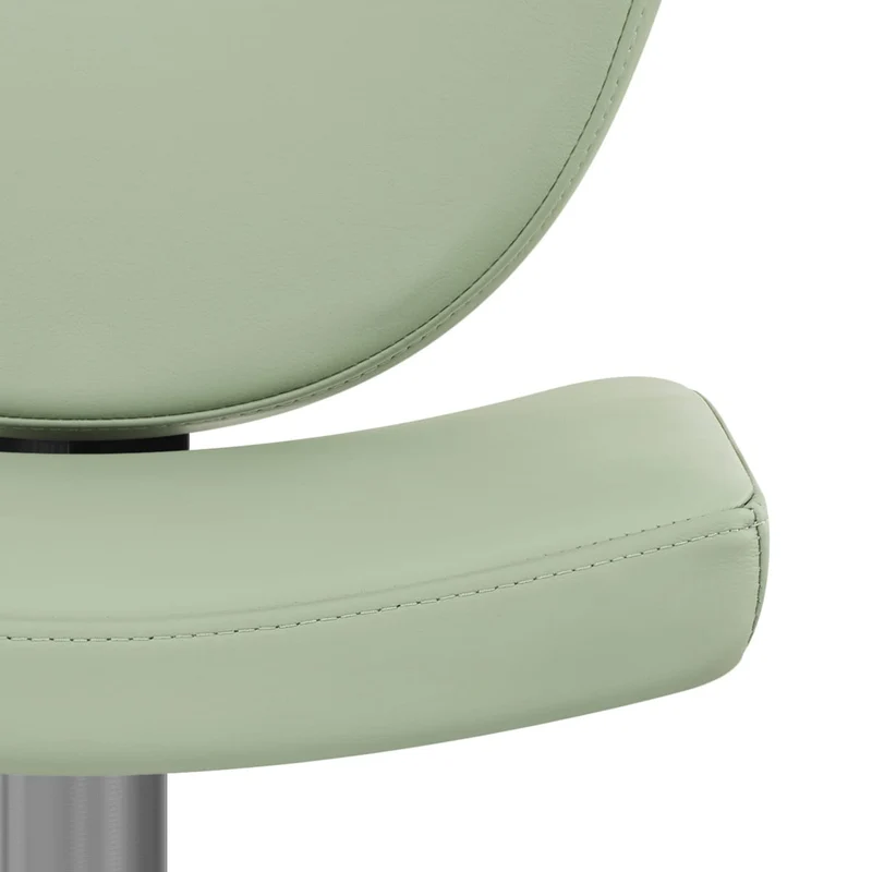 Tabouret de Bar Cuir Véritable - Pearl Vert