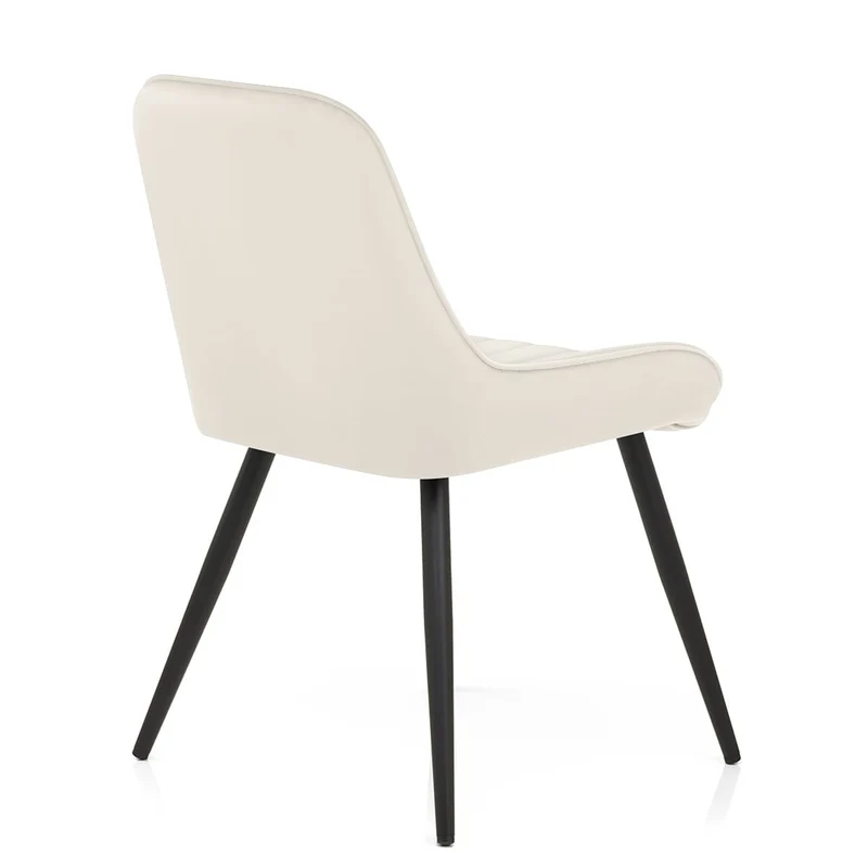 Chaise Velours - Mustang Crème