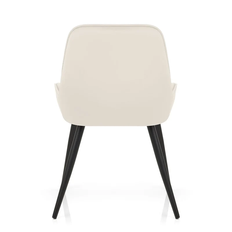 Chaise Velours - Mustang Crème