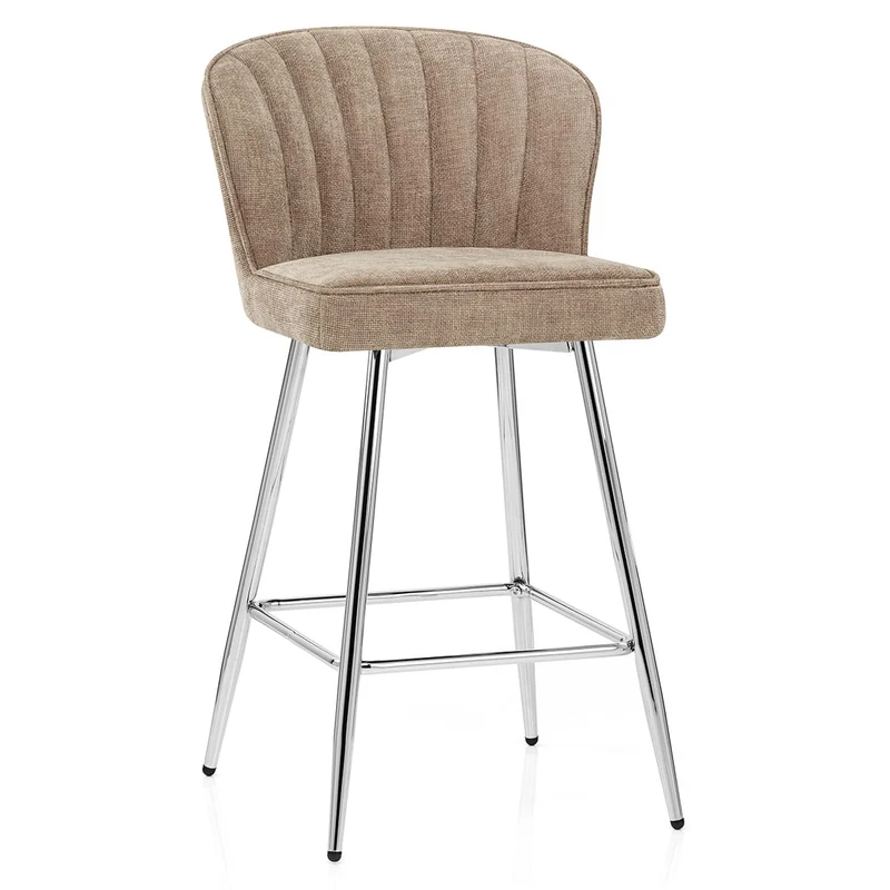Tabouret Tissu - Chase Crème