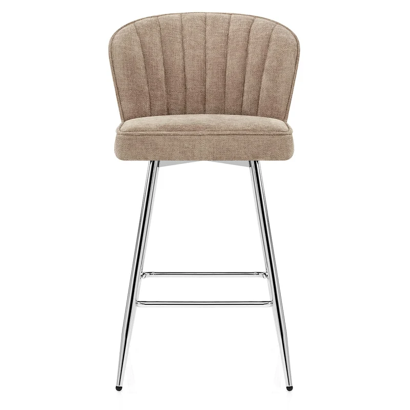 Tabouret Tissu - Chase Crème