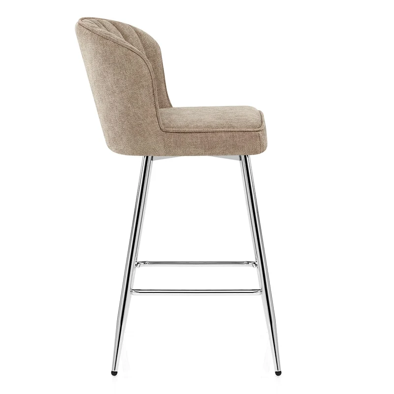 Tabouret Tissu - Chase Crème
