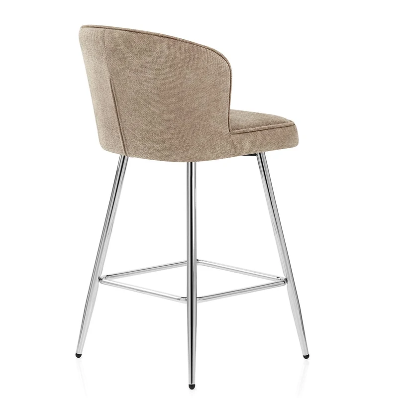 Tabouret Tissu - Chase Crème