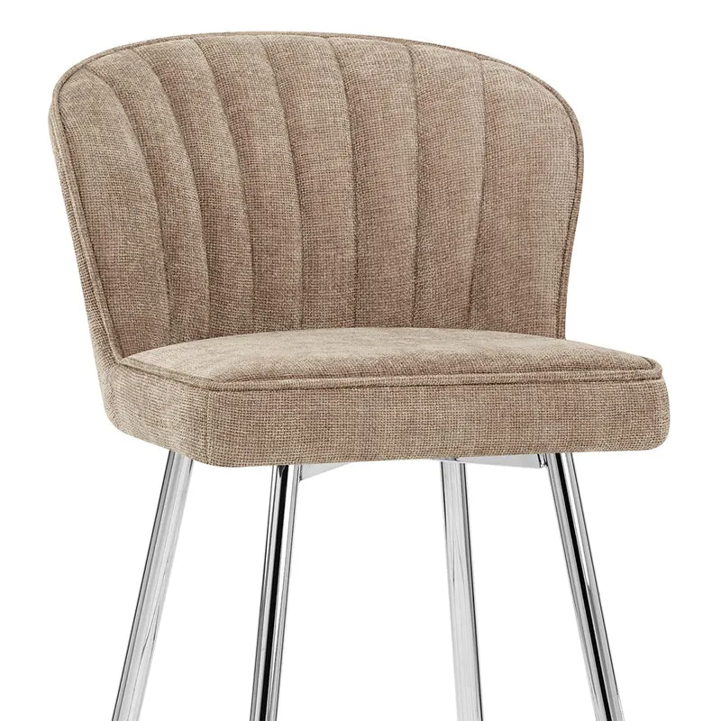 Tabouret Tissu - Chase Crème