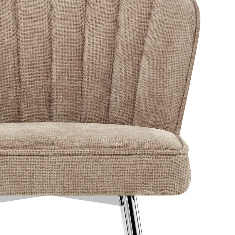 Tabouret Tissu - Chase Crème