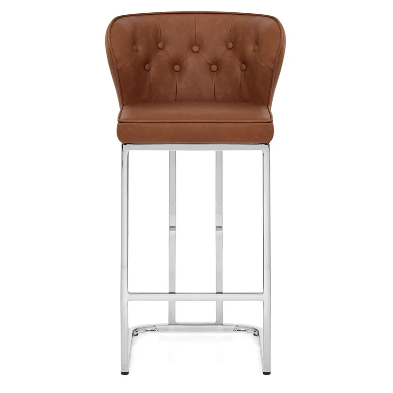 Tabouret de bar Faux Cuir - Oregon Marron