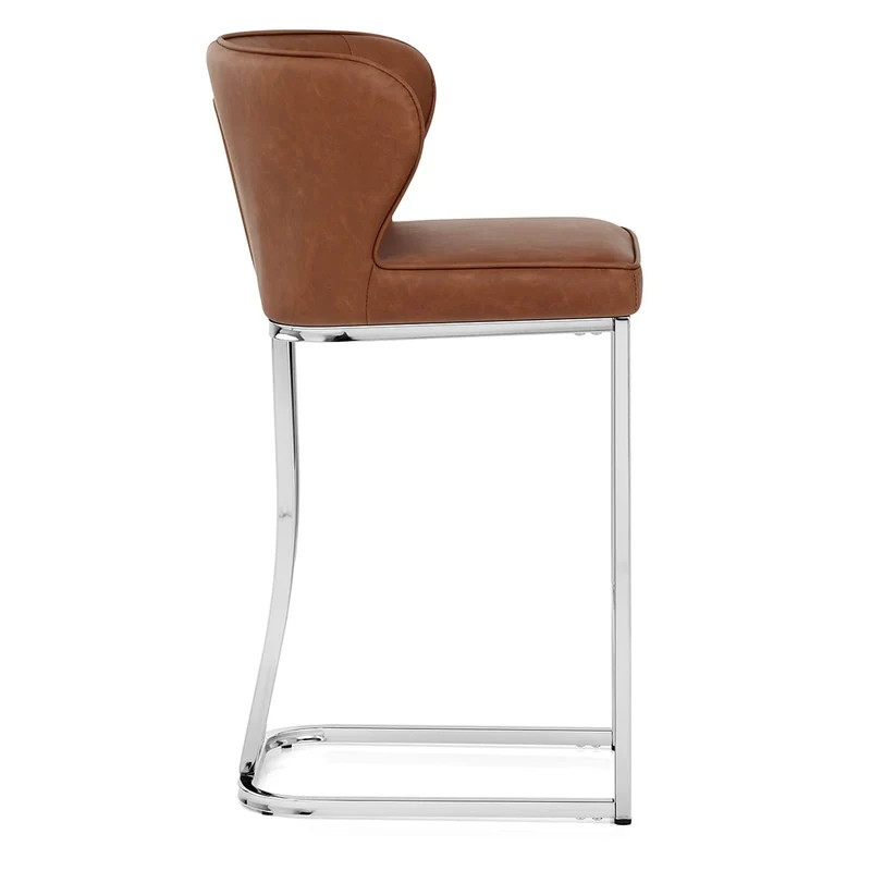 Tabouret de bar Faux Cuir - Oregon Marron