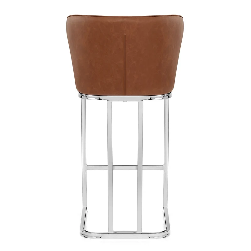 Tabouret de bar Faux Cuir - Oregon Marron