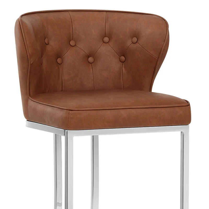 Tabouret de bar Faux Cuir - Oregon Marron