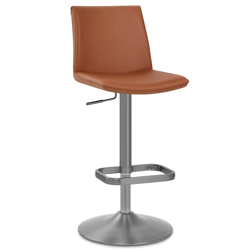Tabouret de Bar Faux Cuir - Alto Marron