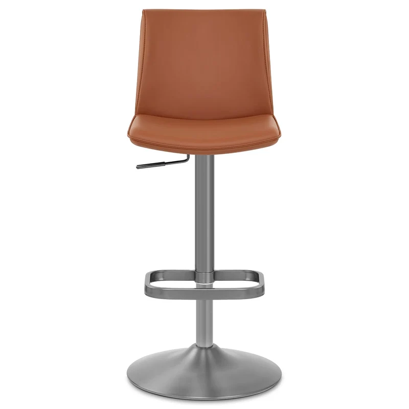 Tabouret de Bar Faux Cuir - Alto Marron