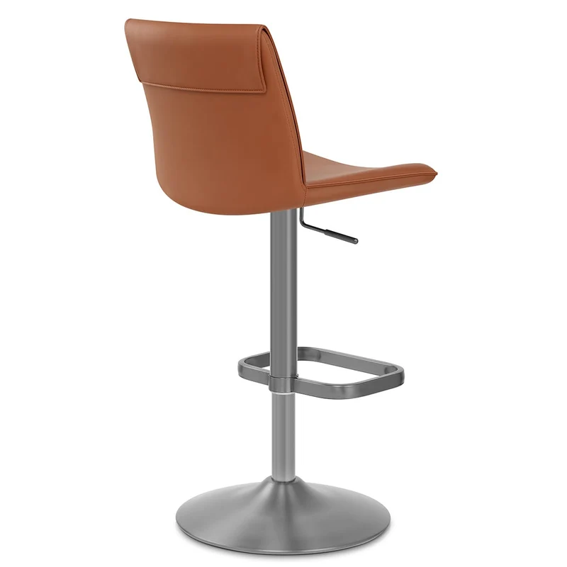 Tabouret de Bar Faux Cuir - Alto Marron