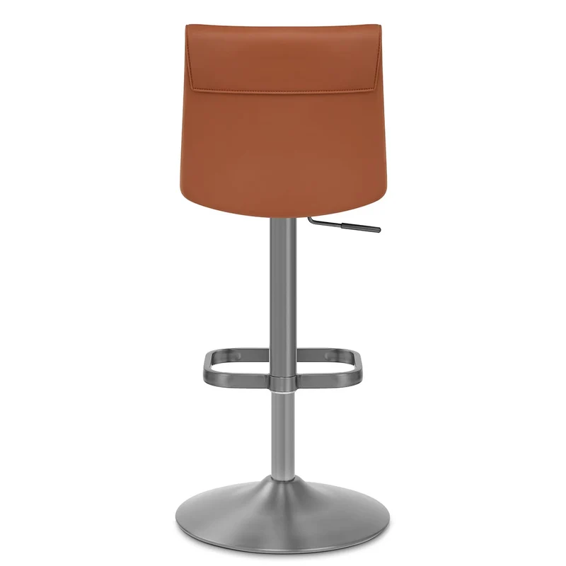 Tabouret de Bar Faux Cuir - Alto Marron