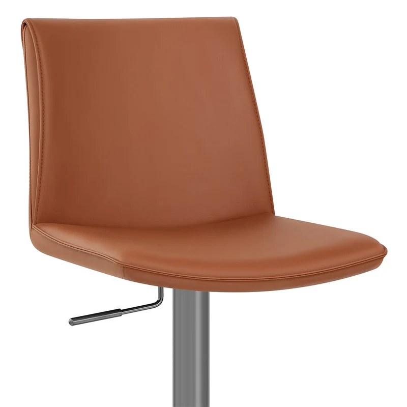 Tabouret de Bar Faux Cuir - Alto Marron