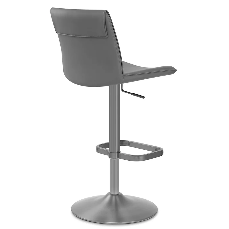 Tabouret de Bar Faux Cuir - Alto Gris Foncé