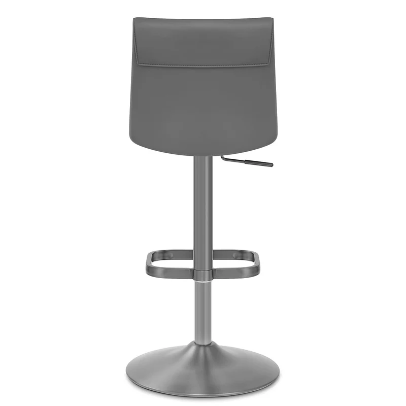 Tabouret de Bar Faux Cuir - Alto Gris Foncé