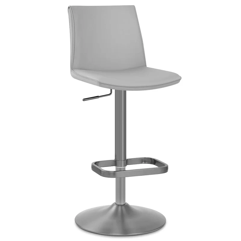 Tabouret de Bar Faux Cuir - Alto Gris