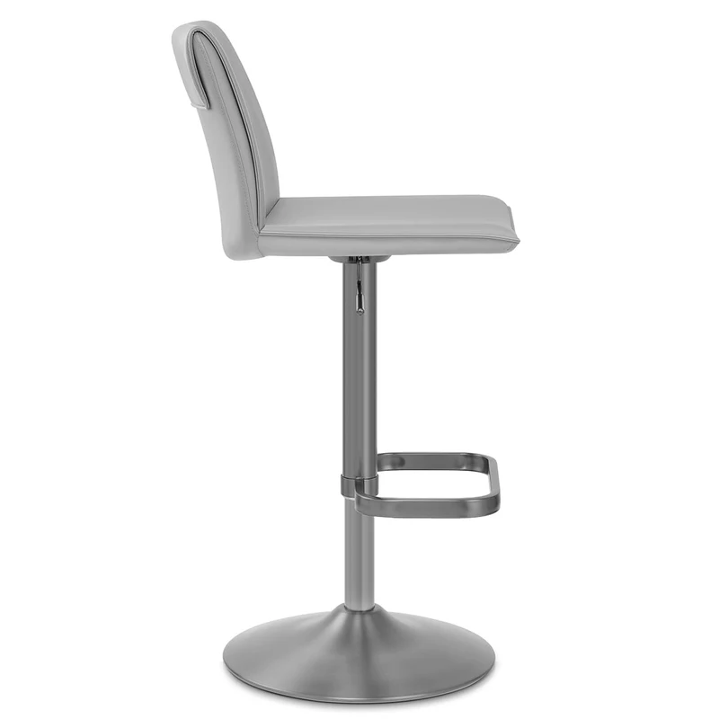 Tabouret de Bar Faux Cuir - Alto Gris