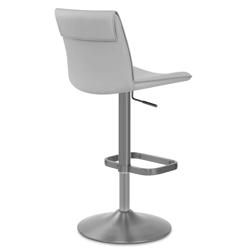 Tabouret de Bar Faux Cuir - Alto Gris