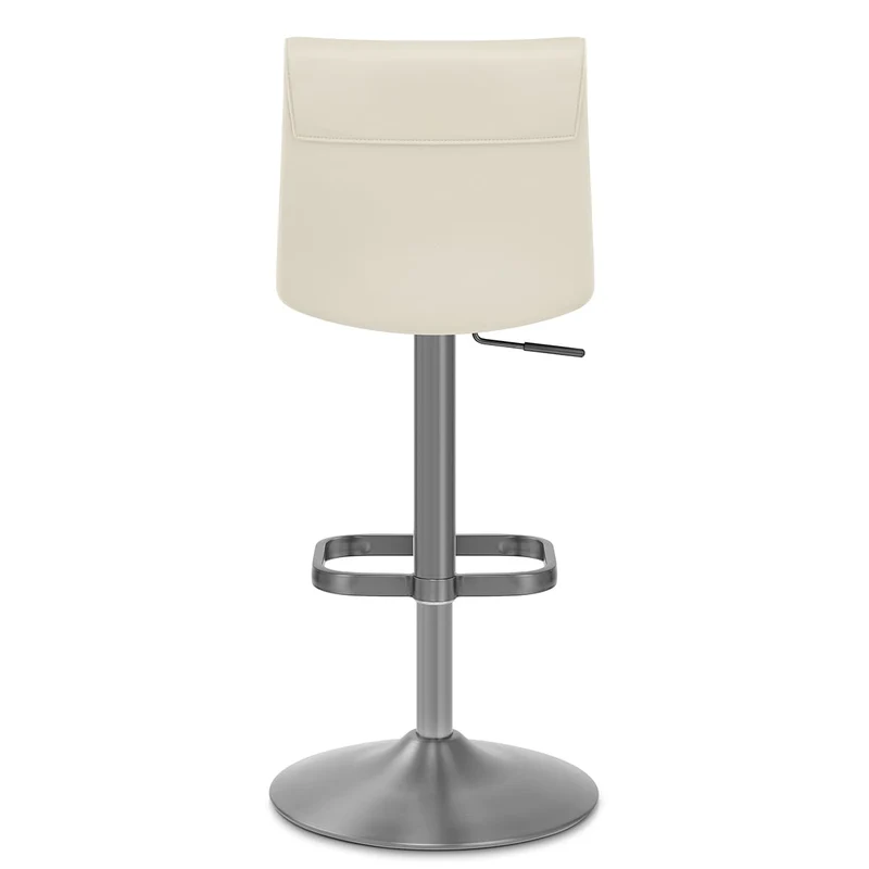 Tabouret de Bar Faux Cuir - Alto Crème