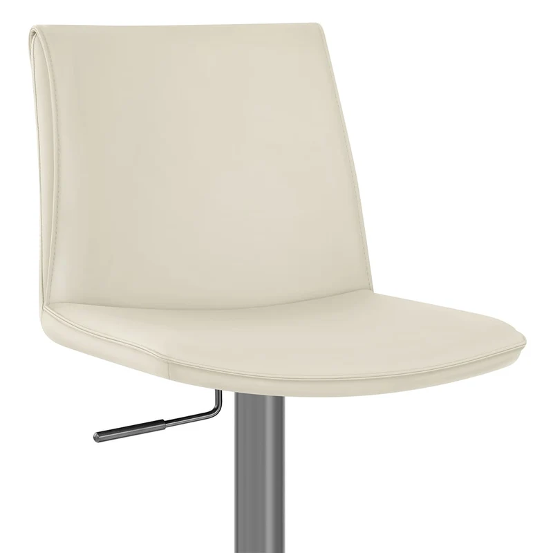 Tabouret de Bar Faux Cuir - Alto Crème