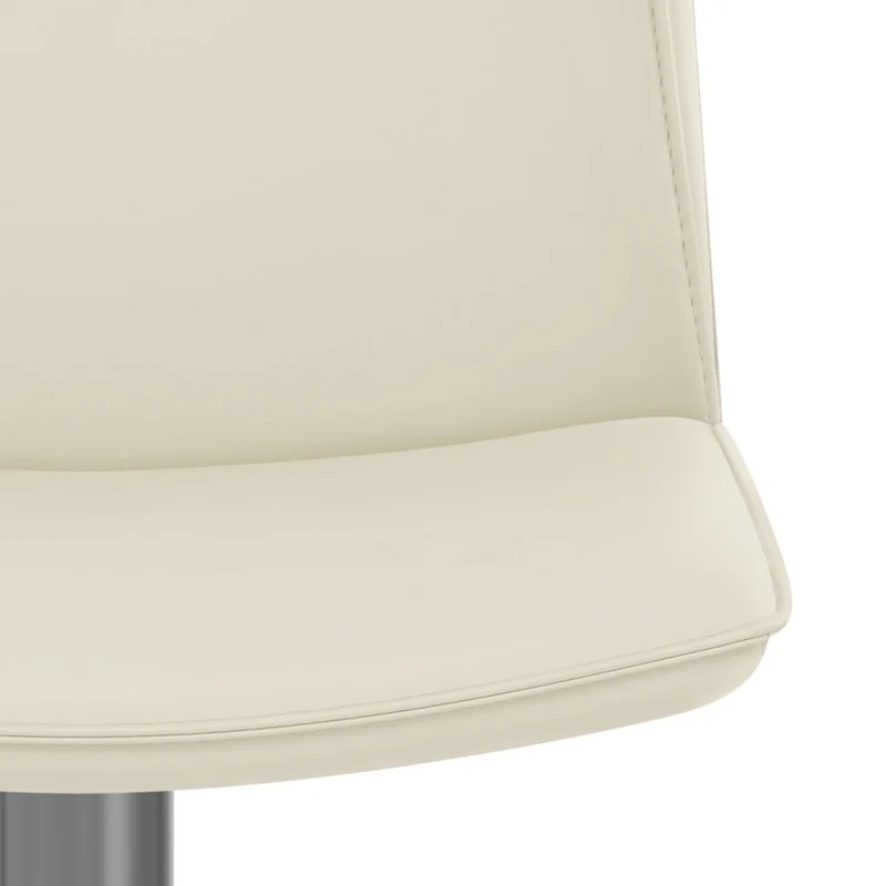 Tabouret de Bar Faux Cuir - Alto Crème