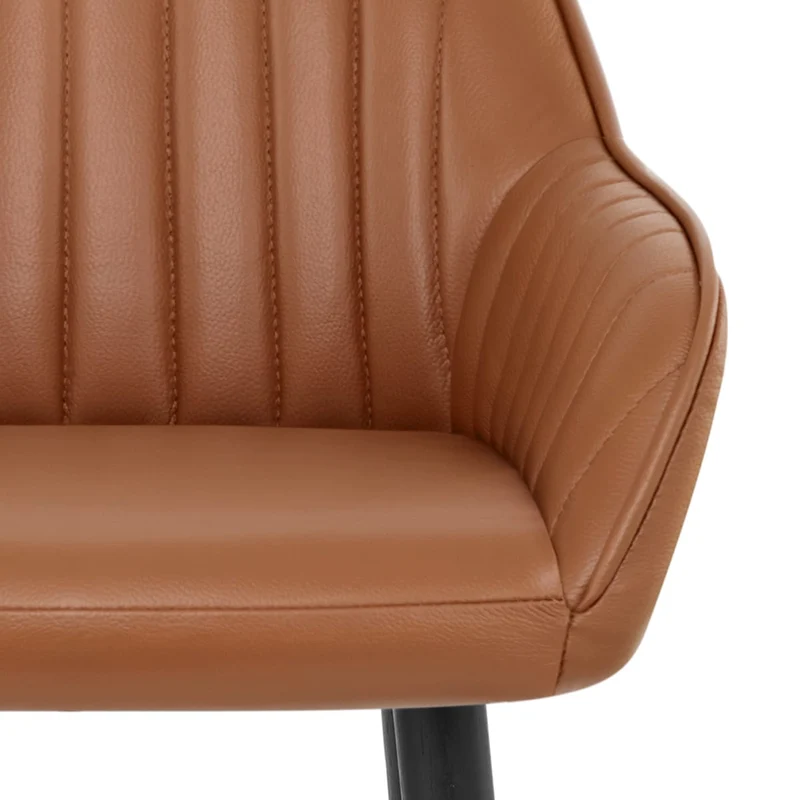 Tabouret de Bar Cuir Véritable - Apres Grande Marron