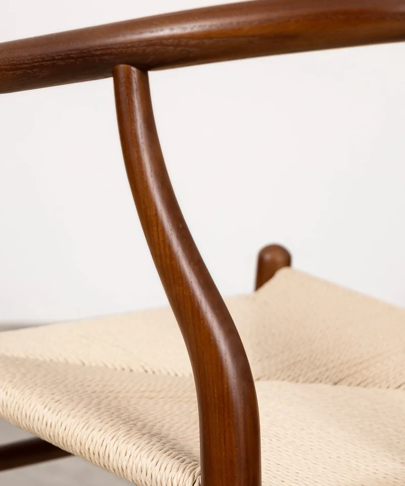 Silla de Comedor en Madera y Cuerda Trenzada Nordeco