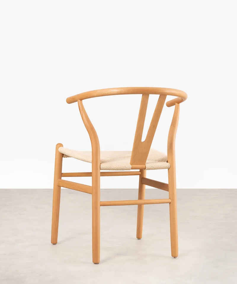 Silla de Madera y Cuerda Trenzada Uish
