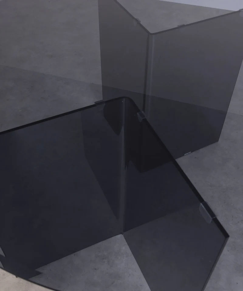 Mesa de Comedor Redonda de Cristal Templado Ona 137 cm