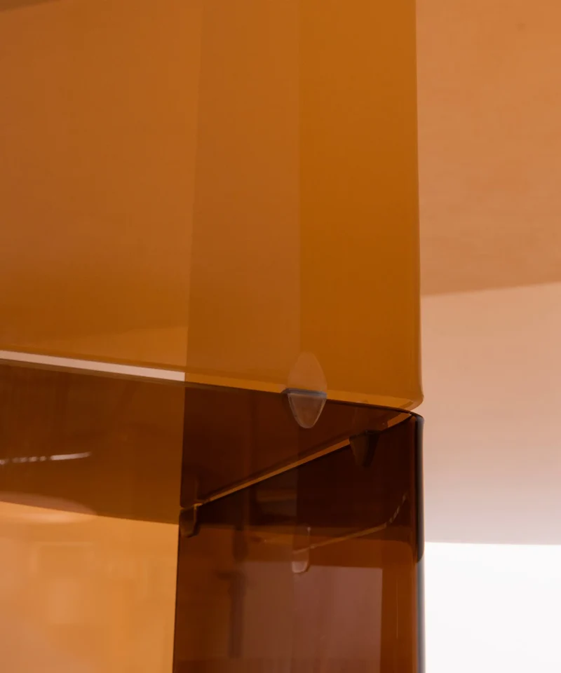 Mesa de Comedor Redonda de Cristal Templado Ona 137 cm