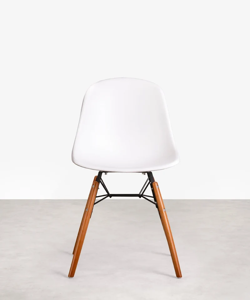 Silla de Polipropileno y Madera Elon